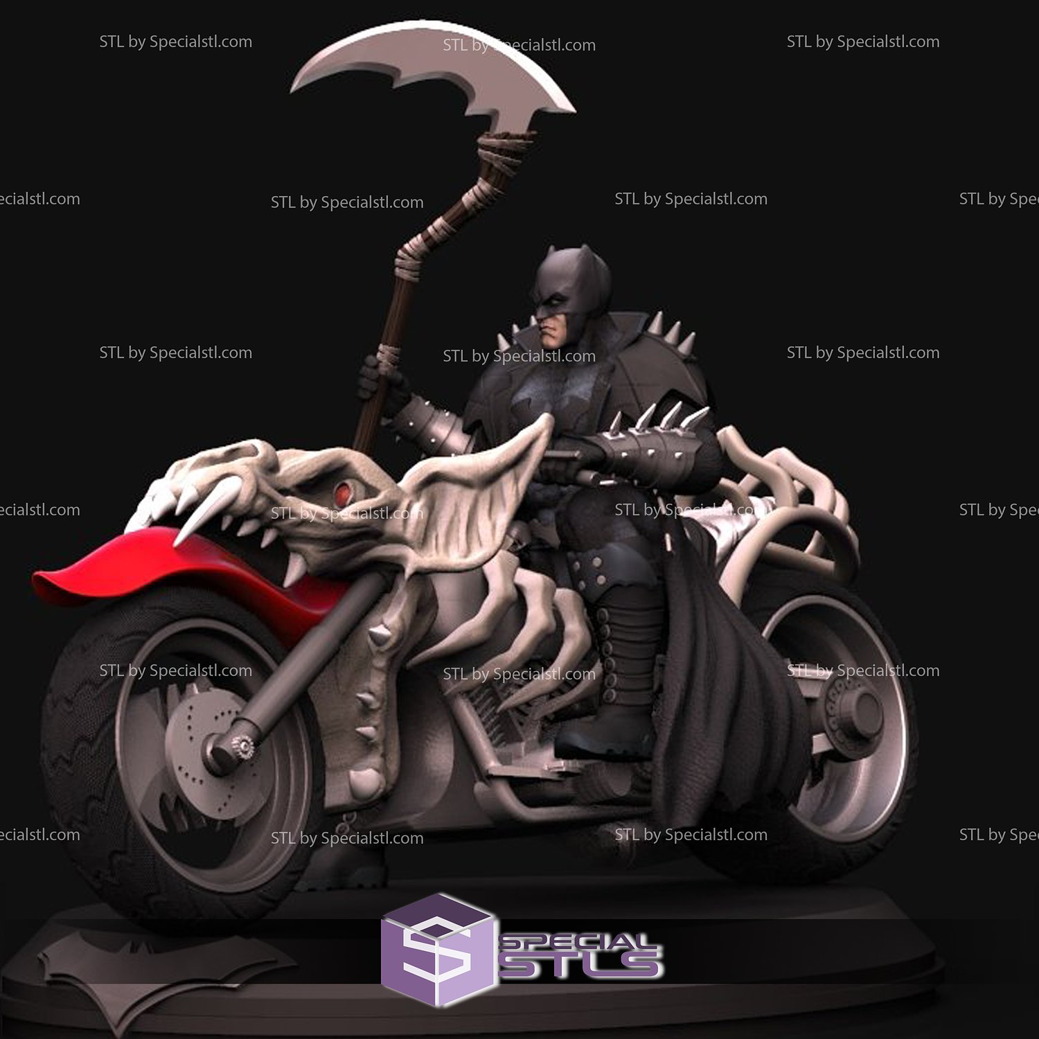 batman muerte metal 3D print model - Mito3D