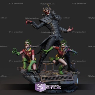 batman laughs 3d printing figurine v4 3d print model - Mito3D