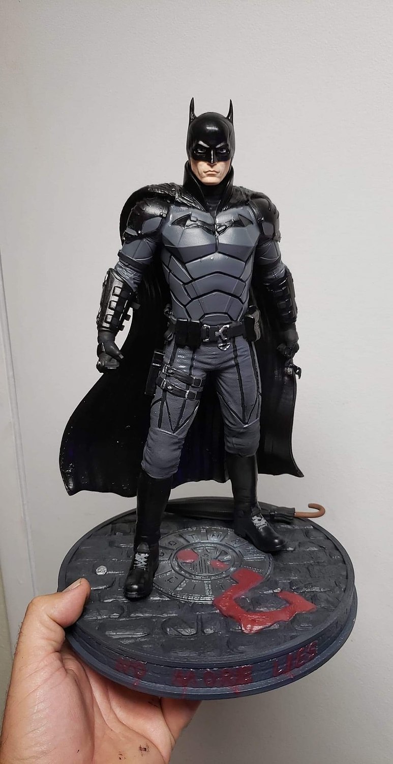 batman Pattinson 3D print model - Mito3D