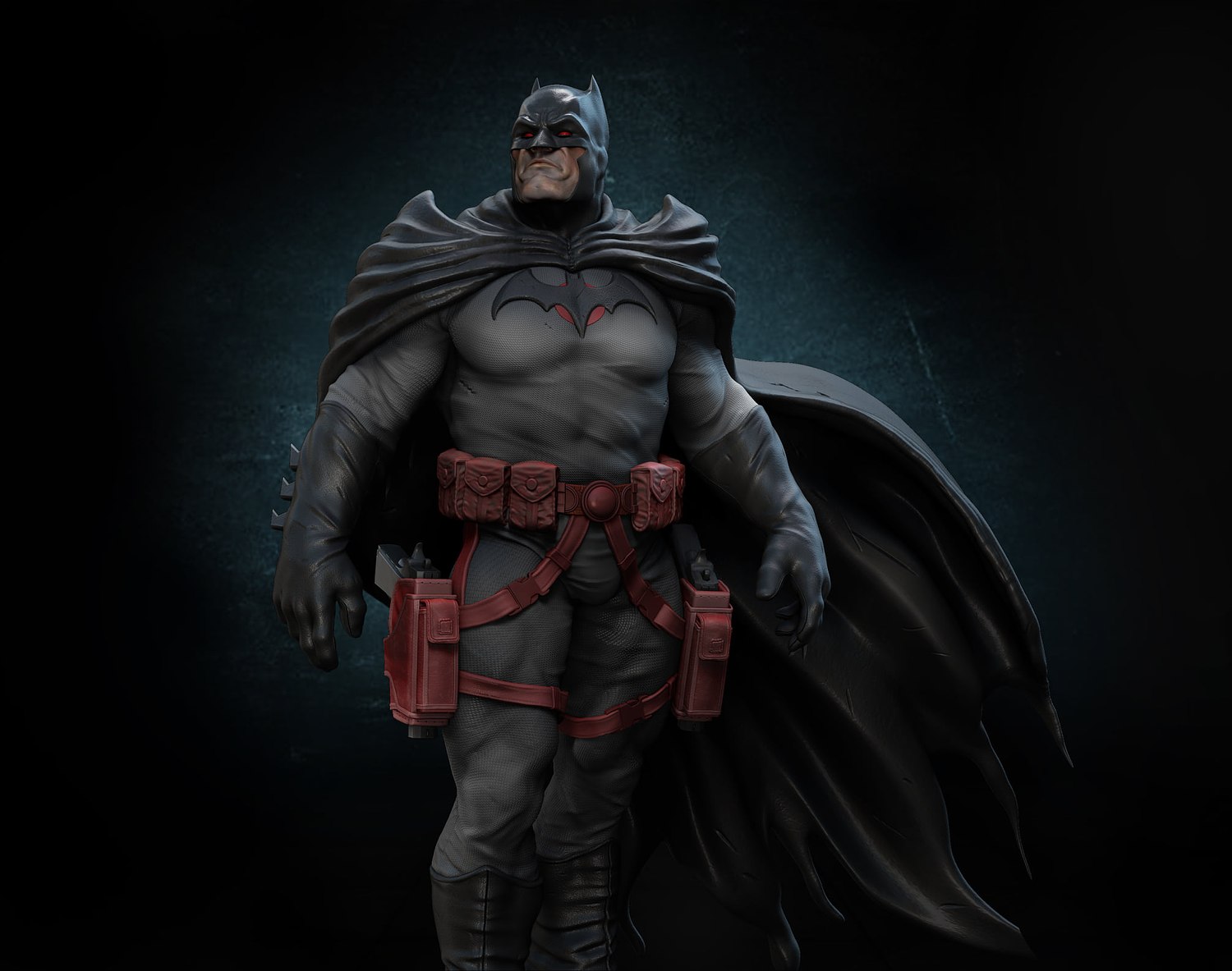 batman thomas wayne dc 3D print model - Mito3D