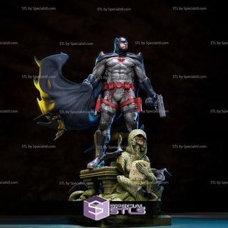 Batman Tommaso Wayne stl File in piedi v2 dc 3d print model - Mito3D