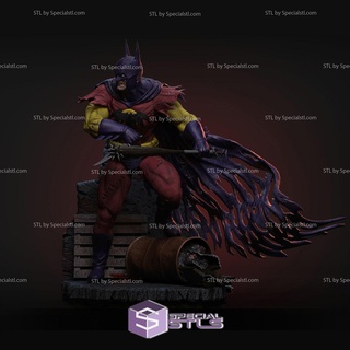 batman zur-en-arrh stl files dc hero 3d printing figurine 3d print model - Mito3D