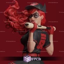 batwoman baseball fan art 3d print model - Mito3D