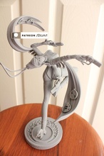 bayonetta arte fan 3d print model - Mito3D