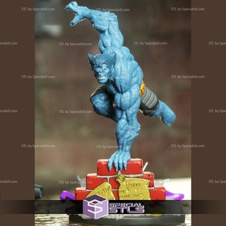 beast action pose 3d print model - Mito3D