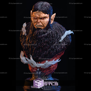 bestia titán busto Listo 3d impresión 3d print model - Mito3D