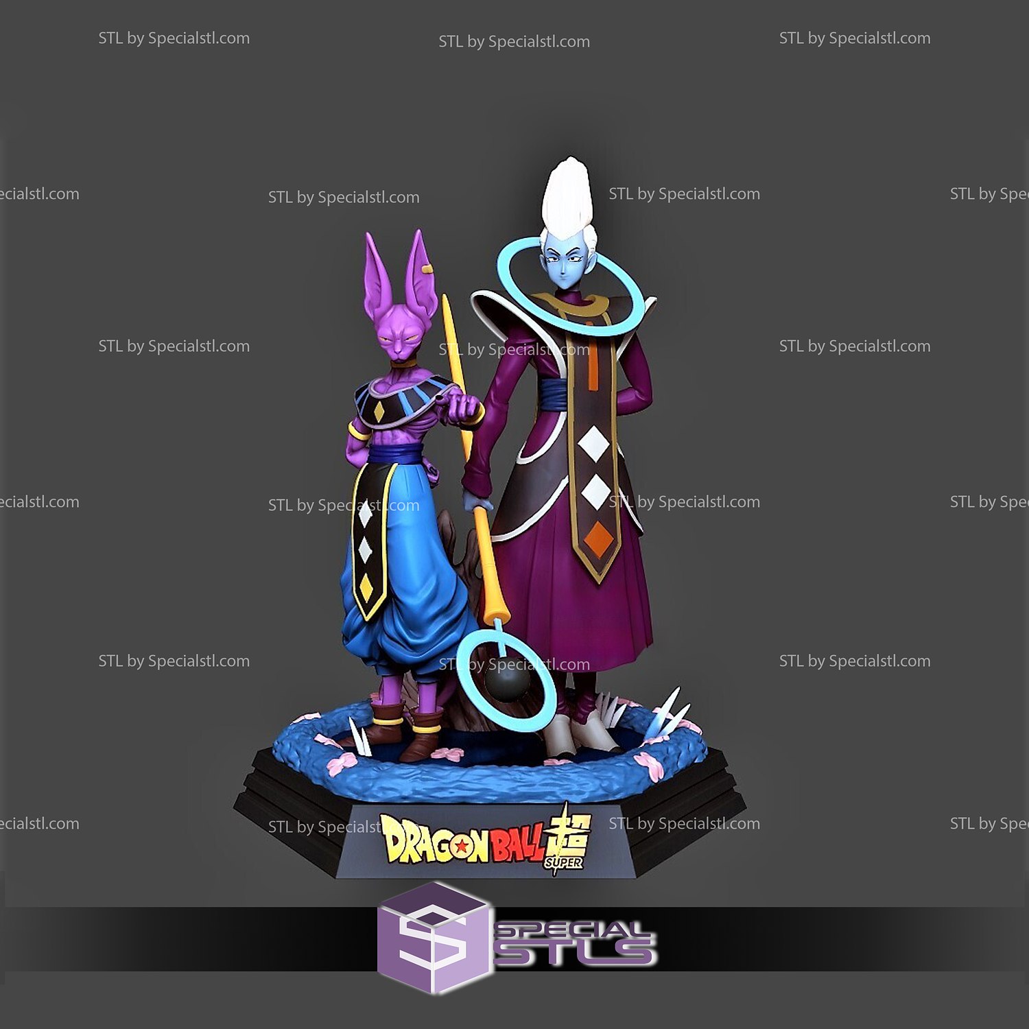 Beerus sama chuchoter Dragon Ball prêt 3d impression 3D print model - Mito3D