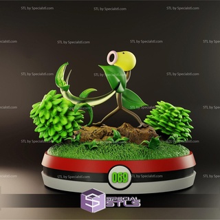 Bellsprout pokemon 3d Yazdır stl model 3d print model - Mito3D