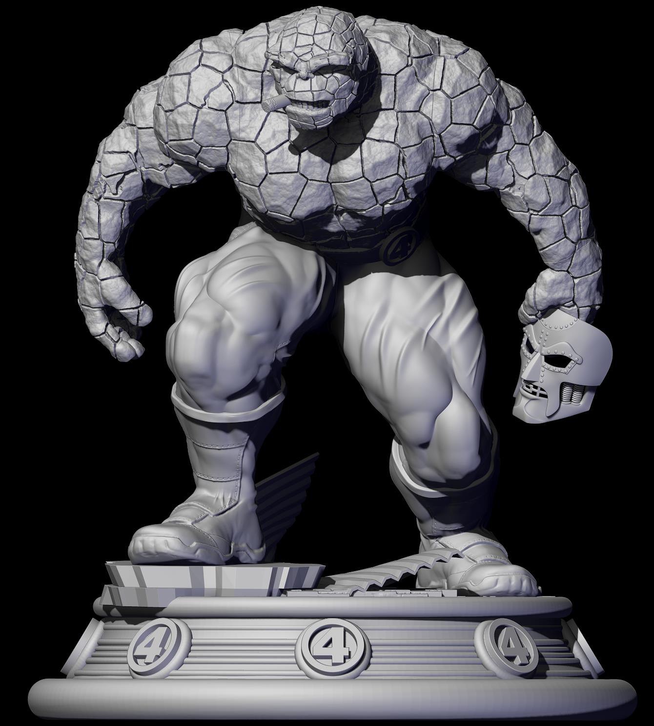 ben grimm Fantastisch 4 3D print model - Mito3D