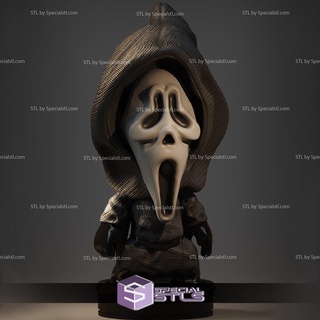 big planet collection - ghost face 3d print model - Mito3D