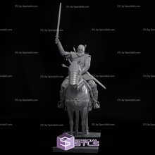Bjorn caballo diorama vikingos 3d print model - Mito3D