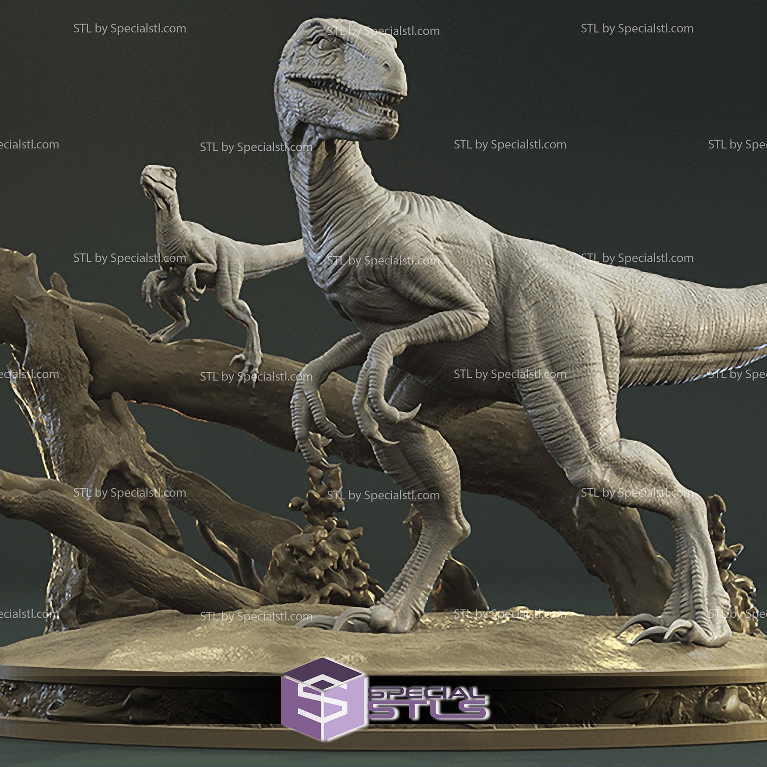 blue baby 3d printable jurassic world stl files 3D print model - Mito3D