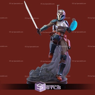 bo Katan Kryze stl File v3 stella guerre 3d stampa figurina 3d print model - Mito3D