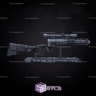 boba fett rifle star wars 3d models 3d print model - Mito3D