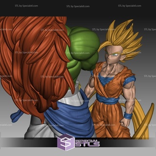 Bojack Gohan stl Dateien Dragon Ball 3d druckbar 3d print model - Mito3D