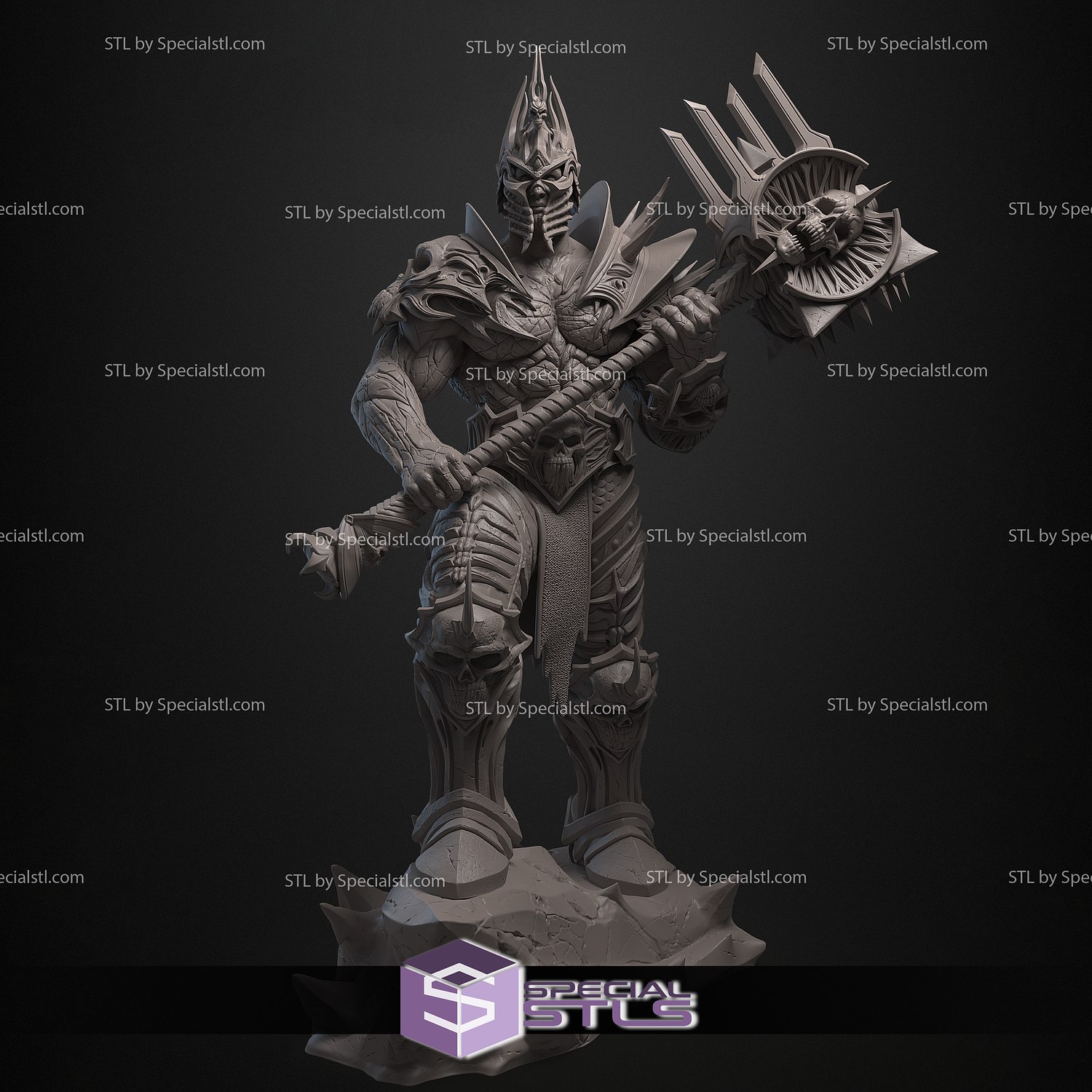 Bolvar Klage lich König Warcraft 3D print model - Mito3D