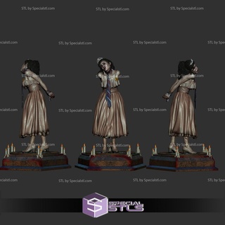 bound woman 13 ghost ready print 3d print model - Mito3D