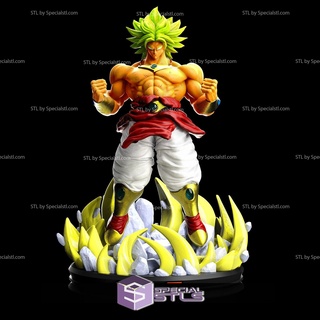 broly standing 3d print model - Mito3D