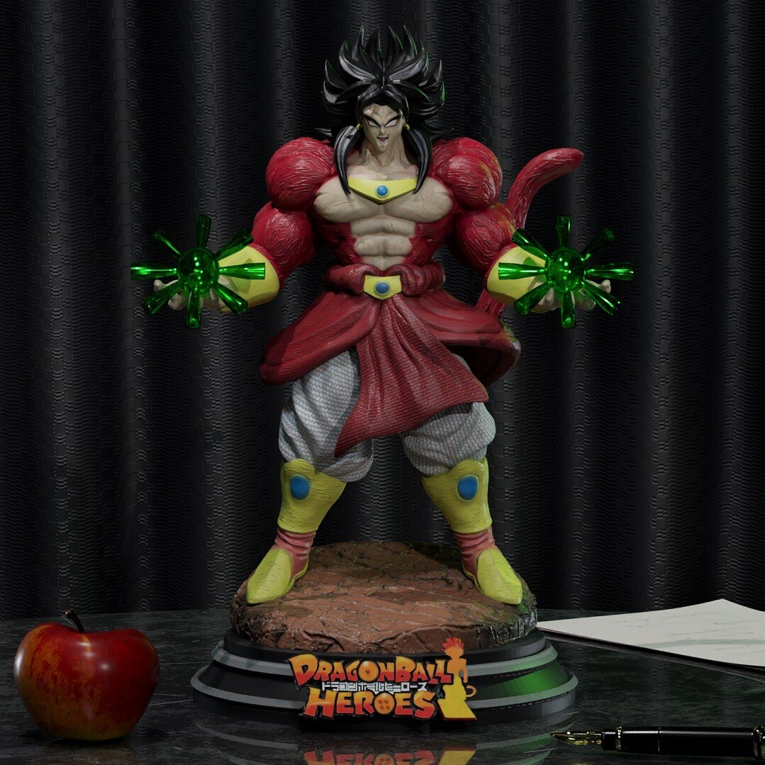 broly Süper Saiyan 4 Ejder topu 3D print model - Mito3D