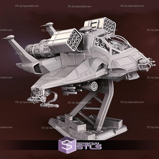 bsg raptor 3d printing model battlestar galactica stl 3d print model - Mito3D