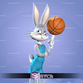 bugs bunny basketball 3d model space jam 3d print model - Mito3D