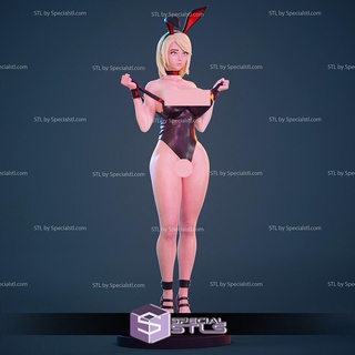 lapin fille nsfw v7 stl dossiers 3d impression figurine 3d print model - Mito3D