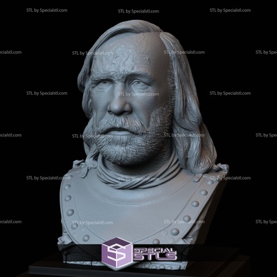 bust portrait stl collection - sandor clegane hound specialstl 3d print model - Mito3D