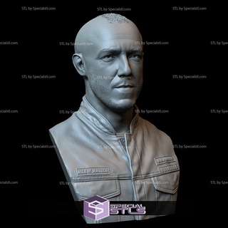 buste portrait stl collection theo Rossi jus 3d modèle 3d print model - Mito3D
