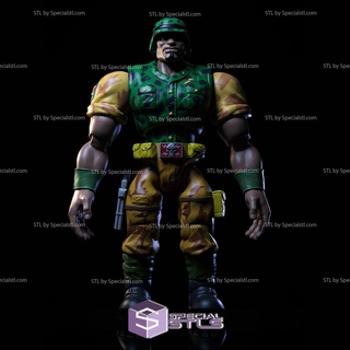 butch amo stl File commando elite piccolo soldato 3d stampabile 3d print model - Mito3D