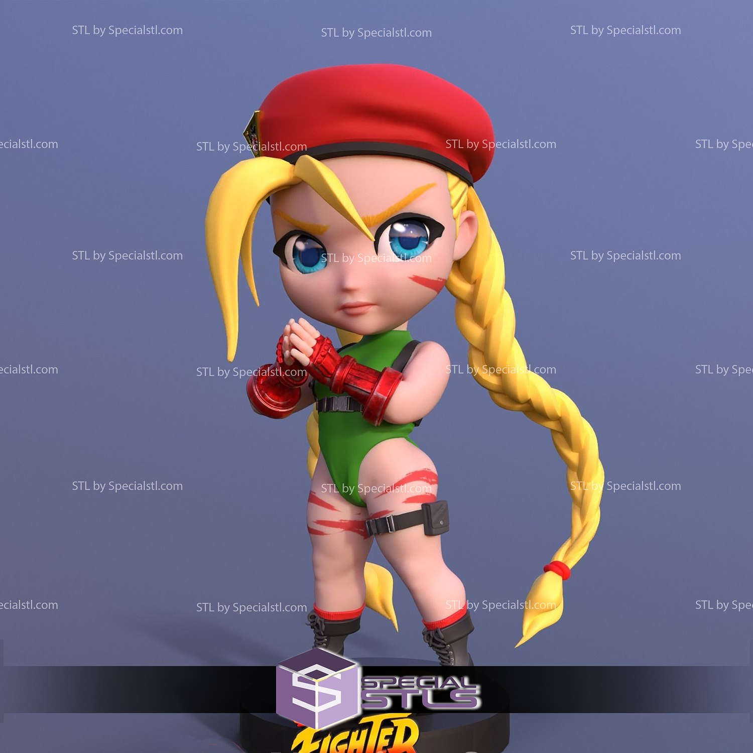 Cammy from Street Fighter - 3D Print Model by Sinh Nguyen