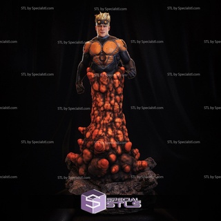 bala canhão sam guthrie mutante 3d impressão estatueta homens stl arquivos 3d print model - Mito3D