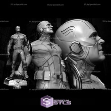 captain american avenger 3d print model - Mito3D