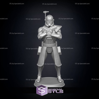 capitano rex guerre stellari sentinella pronto to 3d stampa speciale 3d print model - Mito3D