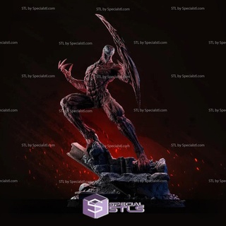 carnage 3d printing figurine v4 spiderman stl files 3d print model - Mito3D