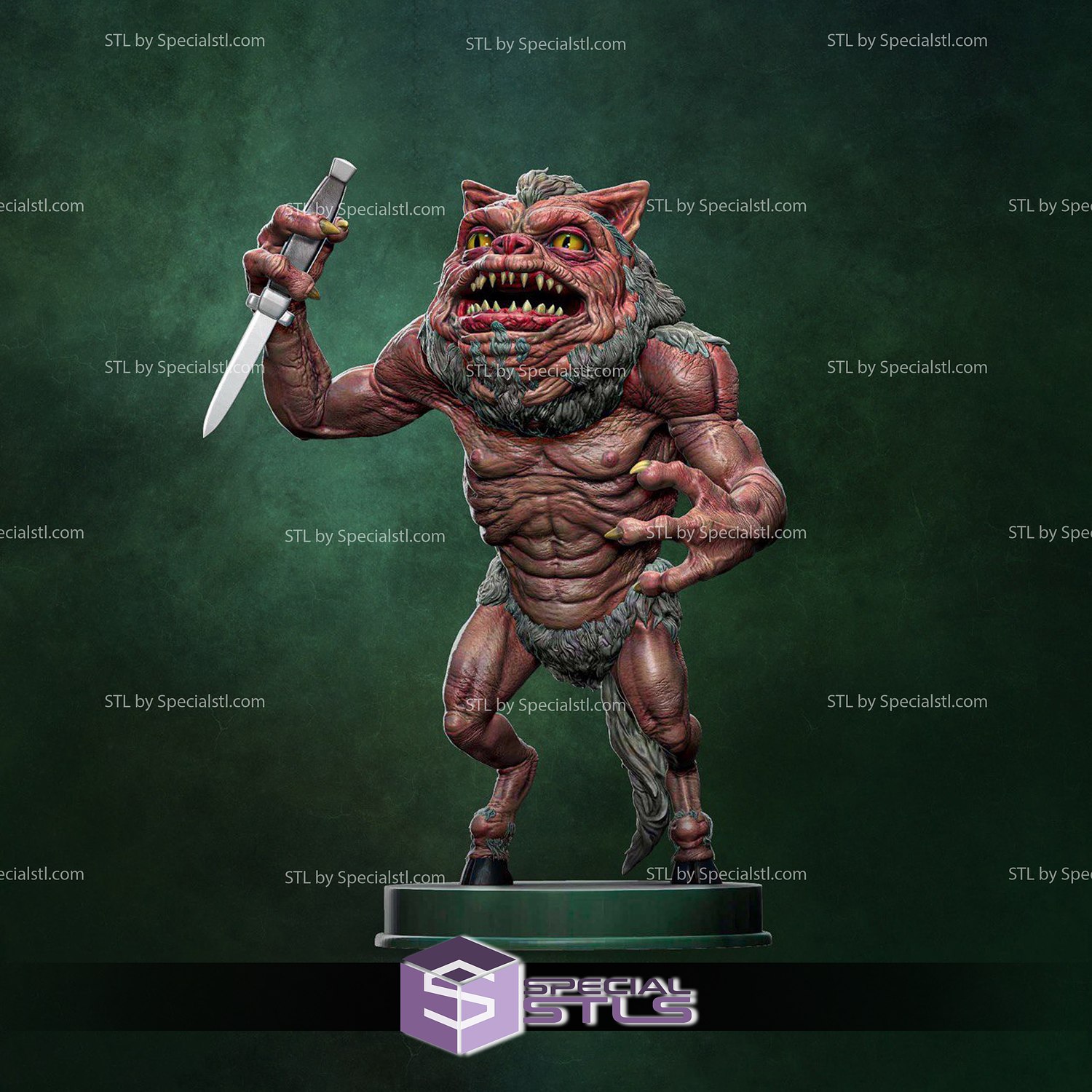 gatto ghoul 3d Stampa stl film demoni 2 modello 3D print model - Mito3D