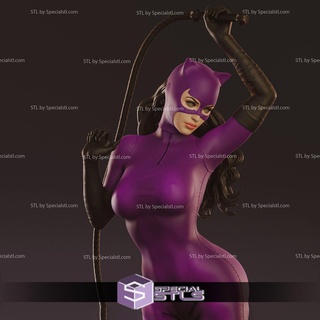 catwoman permanent 3d impression figurine dc stl dossiers 3d print model - Mito3D