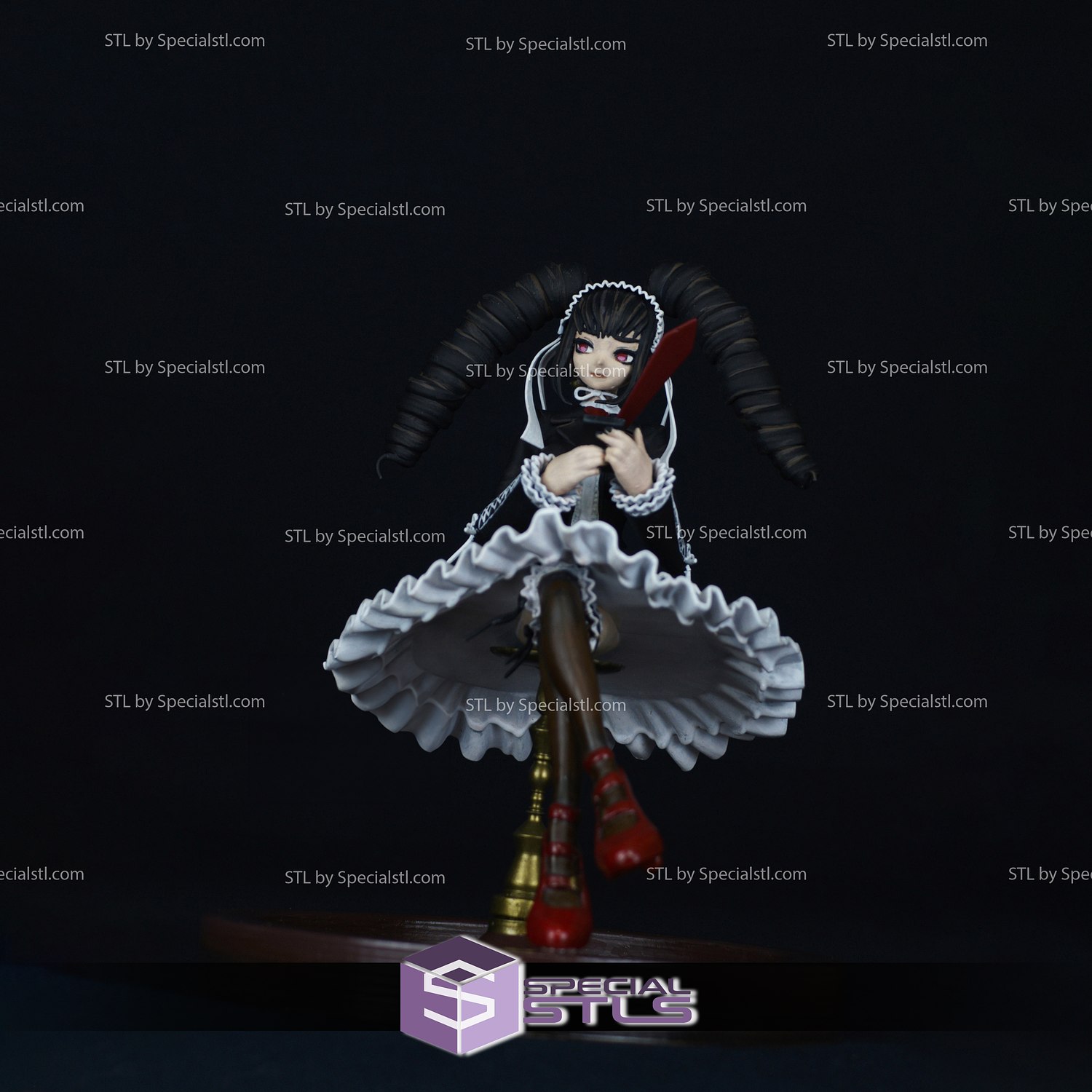 celestia ludenberg stl archivos danganronpa 3d impresión figurilla 3D print model - Mito3D