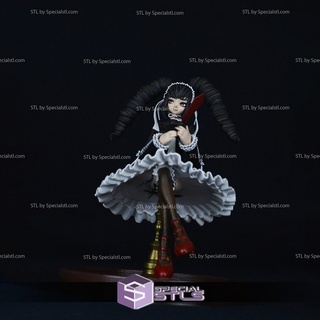 célestia Ludenberg stl dossiers danganronpa 3d impression figurine 3d print model - Mito3D