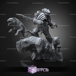 celtic knight stl files miniature 3d print 3d print model - Mito3D