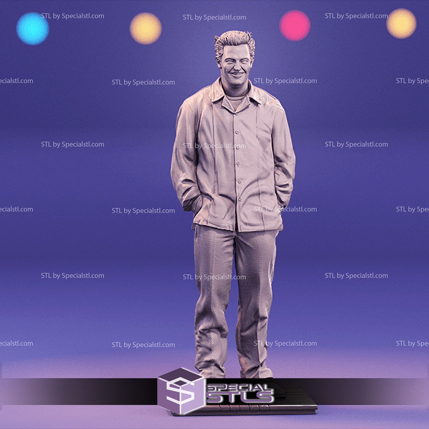 Chandler bing stl dossiers ami tv spectacle 3d modèle 3D print model - Mito3D