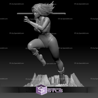 cheetara 3d modèle action pose v2 3d print model - Mito3D