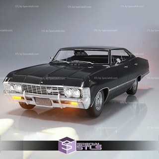 chevrolet impala ss 1967 stl files 3d print model - Mito3D