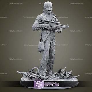 Chewbacca stl Dosyalar Yıldız Savaşları 3d model 3d print model - Mito3D