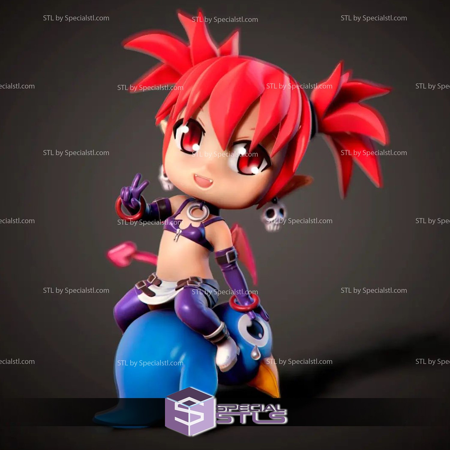 chibi Etna 3D print model - Mito3D