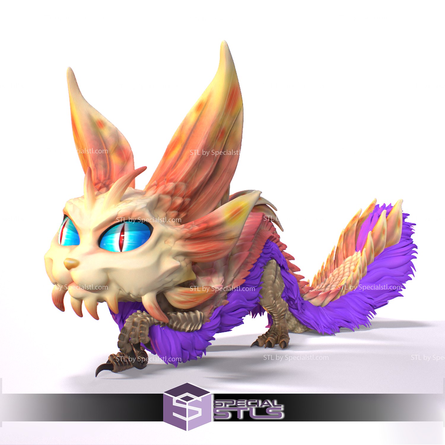 Chibi Mizutsune canavar avcı 3D print model - Mito3D