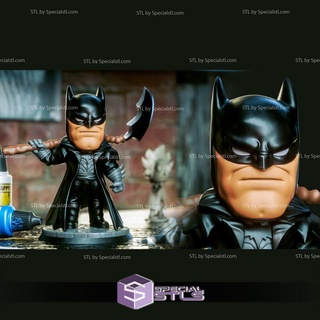 chibi stl collection batman mort métal 3d impression figurine dossiers 3d print model - Mito3D