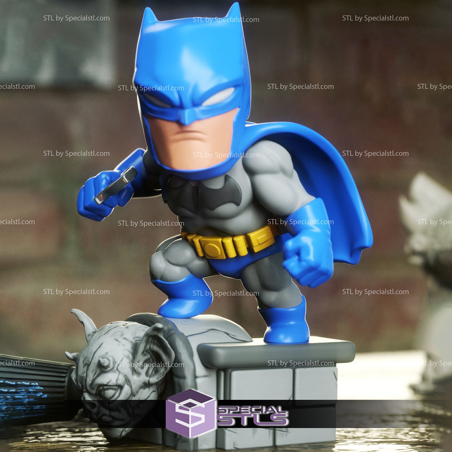 Chibi stl Sammlung Batman Stille 3d Modell 3D print model - Mito3D