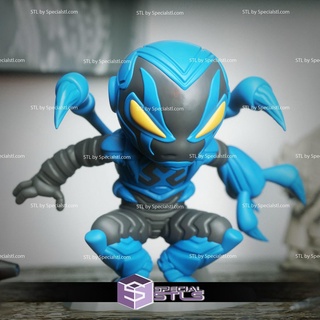 chibi stl collection - blue beetle ready print 3d print model - Mito3D