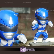 chibi stl collection - blue ranger 3d print model - Mito3D