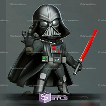 chibi stl coleção darth Vader 3d print model - Mito3D